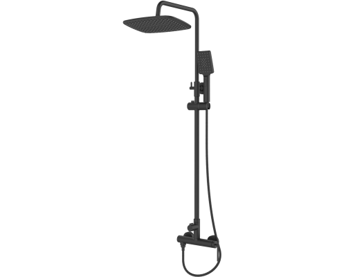 Душевая стойка BelBagno Acqua ACQUA-DOCM-NERO черный матовый