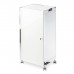 Decor Walther RW 1 Шкафчик передвижной 38x30x80см, стекло белое, напольный, цвет: хром. 0702304