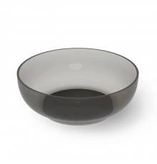 Dea Design Round Ванна 150х150х52см., отдельностоящая, Glasstek, прозрачная смола, цвет: Smoky Black R4. DD8610 1500 R4