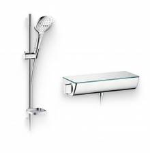 Душевой комплект Термостат Hansgrohe Ecostat Select 13161000 для душа + Гарнитур Raindance Select E 120 26620000