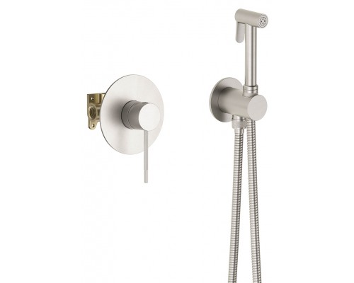 Смеситель встроенный с гигиеническим душем Timo Saona 2389/13SM никель 2389/13SM