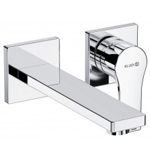 Kludi 48 244 0565 Zenta SL Смеситель для раковины 180 мм, настен., на 2 отв., 7 л/мин (внеш. м. ч.) 482440565