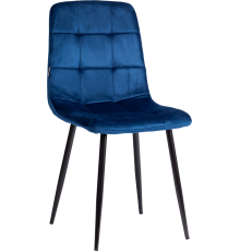 Комплект стульев TetChair Модерн Chilly (mod. JSC-220) велюр blue HLR64, ножки черные, 4 шт.