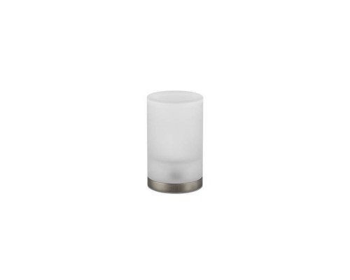Gessi Emporio Accessories Стакан настольный, сатинированное стекло, цвет: Finox Brushed Nickel. 38833#149 Gessi Emporio Accessories Стакан настольный, сатинированное стекло, цвет: Finox Brushed Nickel. 38833#149