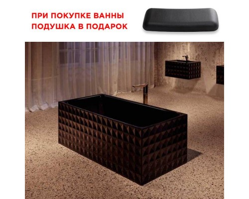 Bette Loft Ornament Ванна отдельностоящая 181х81х42см, цвет: черный. B601-901,  3172-056 CFXX6A