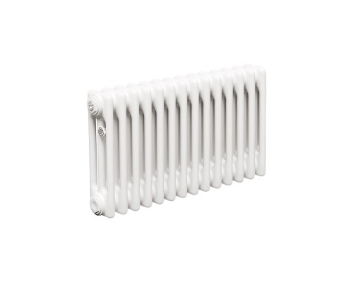 Трубчатый радиатор ТЕПЛОФОРТ ТР3037, 14 секций, боковое подключение 3/4”, белый глянец 200042