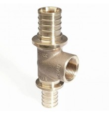 Тройник Rehau RAUTITAN 32x4,4-Rp 3/4 -32 RX+ с внутренней резьбой на боковом проходе. 14562971001