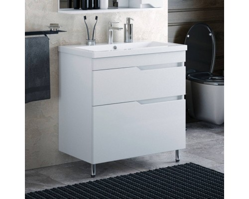 Тумба под раковину Corozo Теона Z2 80 белая