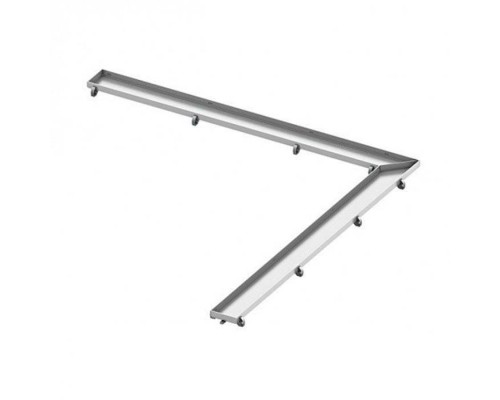 TECE Решетка угловая plate , 1200x1200 мм ,нержавеющая сталь, полированная. 611270