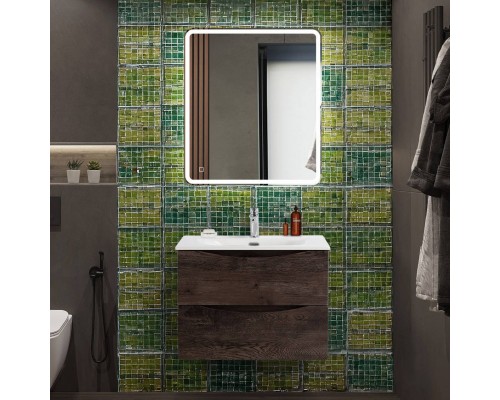 Мебель для ванной комнаты BelBagno Marino-cer-n 70 подвесная, rovere nature grigio Мебель для ванной комнаты BelBagno Marino-cer-n 70 подвесная, rovere nature grigio