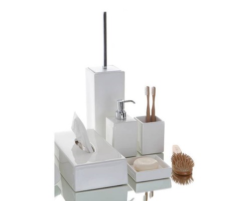 Bertocci Le Ceramiche Дозатор для жидкого мыла, настольный 7,5хh18х7,5см., цвет: белая керамика/хром. 123 4607 0000 Bertocci Le Ceramiche Дозатор для жидкого мыла, настольный 7,5хh18х7,5см., цвет: белая керамика/хром. 123 4607 0000