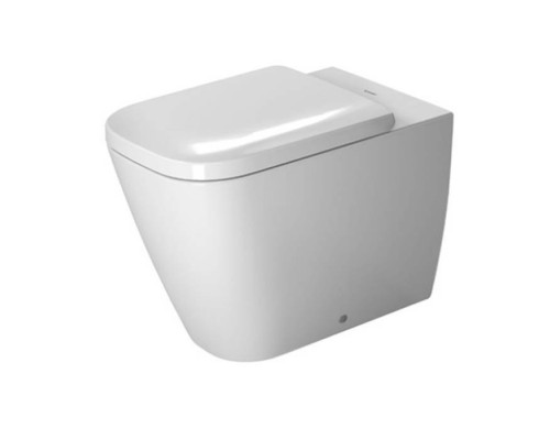 Duravit Happy D.2 Унитаз напольный 36.5x57см, пристенный вариант, для независимого подключения воды, с вертикальным смывом, включая крепление, сток горизонтальны. 2159090000