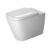 Duravit Happy D.2 Унитаз напольный 36.5x57см, пристенный вариант, для независимого подключения воды, с вертикальным смывом, включая крепление, сток горизонтальны. 2159090000