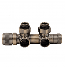 Узел нижнего подключения Primoclima Armature термостат. Lunarугловой правый 1/2 х3/4 Е, Бронза PCART890ABR