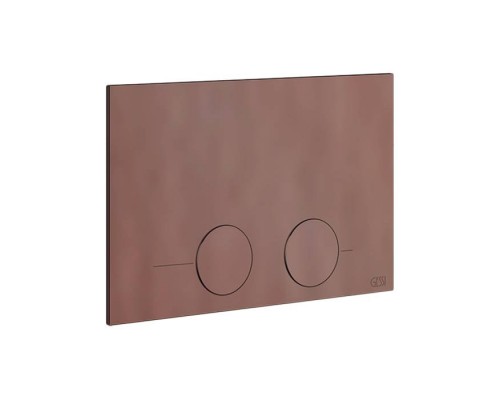 Gessi Клавиша смыва для унитаза, двойная, для систем инсталляций TECE, цвет: Copper Brushed PVD. 54617#708 Gessi Клавиша смыва для унитаза, двойная, для систем инсталляций TECE, цвет: Copper Brushed PVD. 54617#708