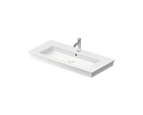 Duravit White Tulip Раковина накладная 105х49см, с переливом, без отв., WonderGliss, цвет: белый	. 23631000601