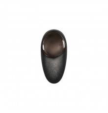 Gessi Equilibrio Смеситель для раковины дизайнерский, на 1 отверстие, цвет: черный металлик Materic, ручка Copper Pvd. 52001#099,  52002#030