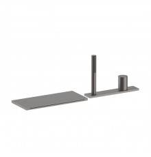 Fantini Milano Смеситель для ванны, набортный, излив: 115 мм, цвет: Matt Gun Metal PVD. 31 P5 3065