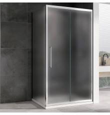 Душевой уголок Abber Schwarzer Diamant AG30110MH-S80M 110х80, профиль хром, стекло матовое