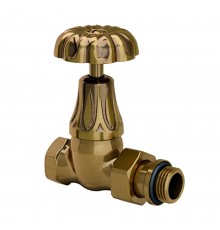 Клапан SR Rubinetterie прямой серия Floral Old Style 1/2, цвет бронза 0338-1500Z000