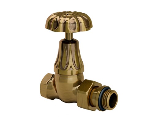 Клапан SR Rubinetterie прямой серия Floral Old Style 1/2, цвет бронза 0338-1500Z000