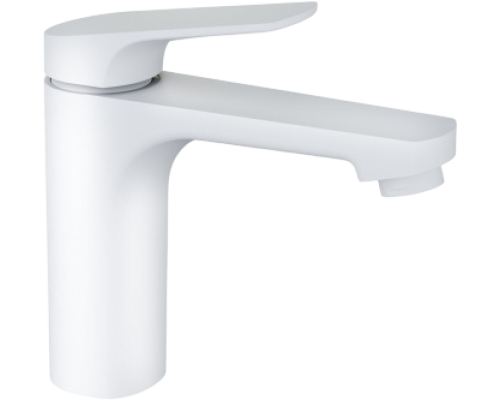 Смеситель для раковины Wonzon   Woghand WW-A40492-MW белый матовый