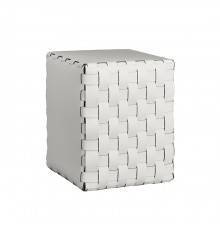 ADJ Пуф, 35x35xH40 см., цвет: белый/панна котта. 1070.10/16