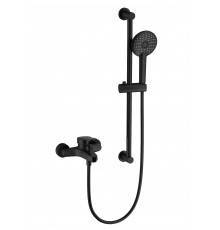 Смеситель для ванны с душем Wonzon   Woghand WW-C2501-MB, матовый черный