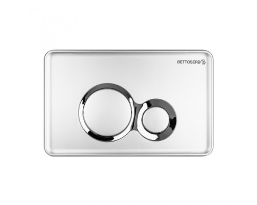 Инсталляция Bettaserb Sava Fix Slim + клавиши смыва DUO хром матовый/хром глянец. SET40006463