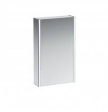 Laufen Frame 25 Зеркальный шка 45x15x75см., алюминий, 1 дверца с зеркалом с 2х сторон, DX, сенс. выкл., 2 розетки, 2 верт-х эл-та LED-подсветки (регул-ая яркость), с окружающим освещением (внизу). 4.0835.2.900.144.1