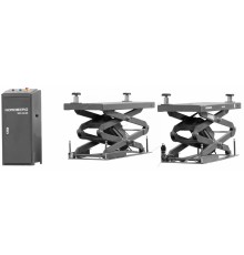 Подъемник ножничный 3,5т, с встроенными адаптерами для SUV авто, 220В (серый) NORDBERG N631-3,5G