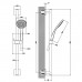 Gessi Emporio shower Душевой гарнитур, с ручным душем, легкой очистки, шланг 1,5м, цвет: Black XL. 47314#299