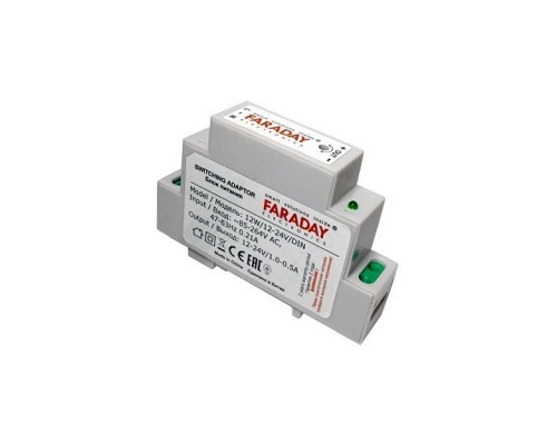 Блок питания Zont для GSM термостатов и сигнализаций 12W/12-24V/DIN. ML13968