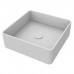MOMA Jump Раковина 37х37см., накладная, с донным клапаном, цвет: белый матовый. LJ070241.MWS