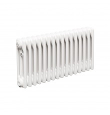 Трубчатый радиатор ТЕПЛОФОРТ ТР3037, 16 секций, боковое подключение 3/4”, белый глянец 200043