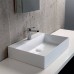 Azzurra Elegance Squared Раковина подвесная/накладная, 60x45xH12,5 см, 1 отв., цвет: Bianco lucido. ELLP060450QMBI/(EQA60M bi)*1