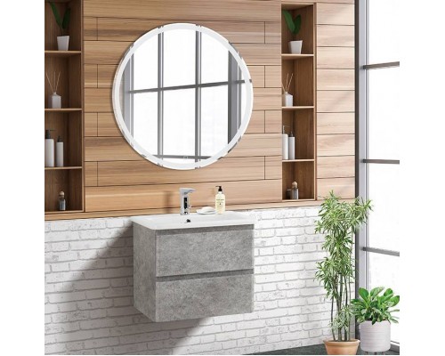 Мебель для ванной комнаты BelBagno Albano-Cer 60 подвесная, cemento verona grigio