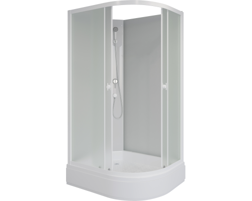 Душевая кабина Niagara Promo P110/80/26L/MT/BK 110х80 см, без крыши, L