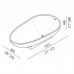 Agape Spoon Ванна отдельностоящая 181.5x98.5x44 см, цвет: белый/темно-серый. AVAS0901ZG