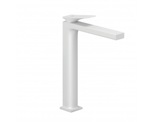 Kludi 542985375 DECUS Однорычажный смеситель на умывальник 240, без донного клапана, белый мат 542985375