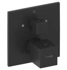 Kludi 548103975 DECUS встраиваемый смеситель для ванны и душа с термостатом, SLIM.BOXX 88022 черный 548103975