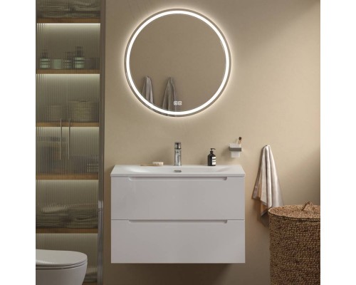 Мебель для ванной комнаты BelBagno Etna 39 80 bianco lucido, раковина BB-8099-3-80