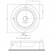 Gruppo Treesse Fusion Spa 200 Минибассейн Oslash;200x67cм., Г/М, нагреватель 3kw, фильтр песок, хромо-wя, озон. дезинф. внешняя панель VTR, цвет: белый. V8610XBN820S000L