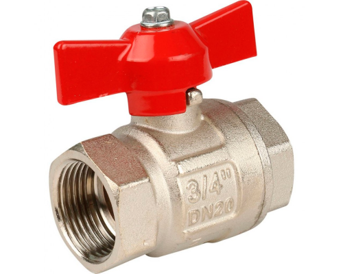 Кран шаровой Itap муфтовый стандартный проход (бабочка) ART 118 VIENNA 3/4  26677