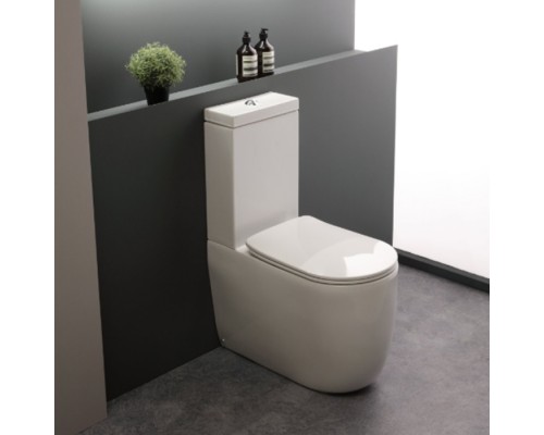 Kerasan Nolita Унитаз моноблок, с креплением WB5N, с сиденьем, цвет: белый глянцевый. 531701