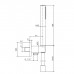 Newform X-STEEL 316 Ручной душ, кронштейн-уголок 1/2, шланг: 150 см, цвет: INOX. 69645X.50.050