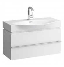 Laufen Palace Тумба подвесная 90x51cм., с раковиной, 2 ящика, цвет: белый матовый. 8.1170.2.000.104.1,  4.0125.2.075.463.R
