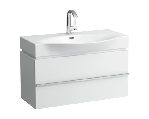 Laufen Palace Тумба подвесная 90x51cм., с раковиной, 2 ящика, цвет: белый матовый. 8.1170.2.000.104.1,  4.0125.2.075.463.R