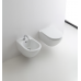 Kerasan Aquatech Биде подвесное 55х36см, 1 отв., цвет: белый. 372401*1