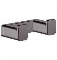 Hansgrohe AddStoris Крючок двойной, цвет: шлифованный черный хром. 41755340